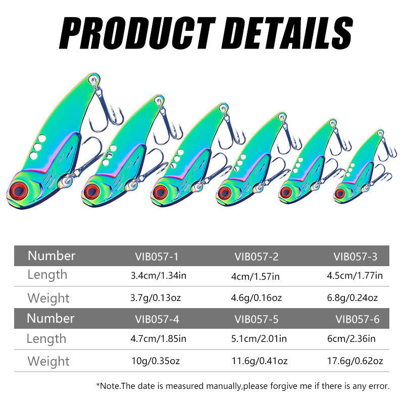 5G 7G 10G 15G 18G VIB Metal Baits