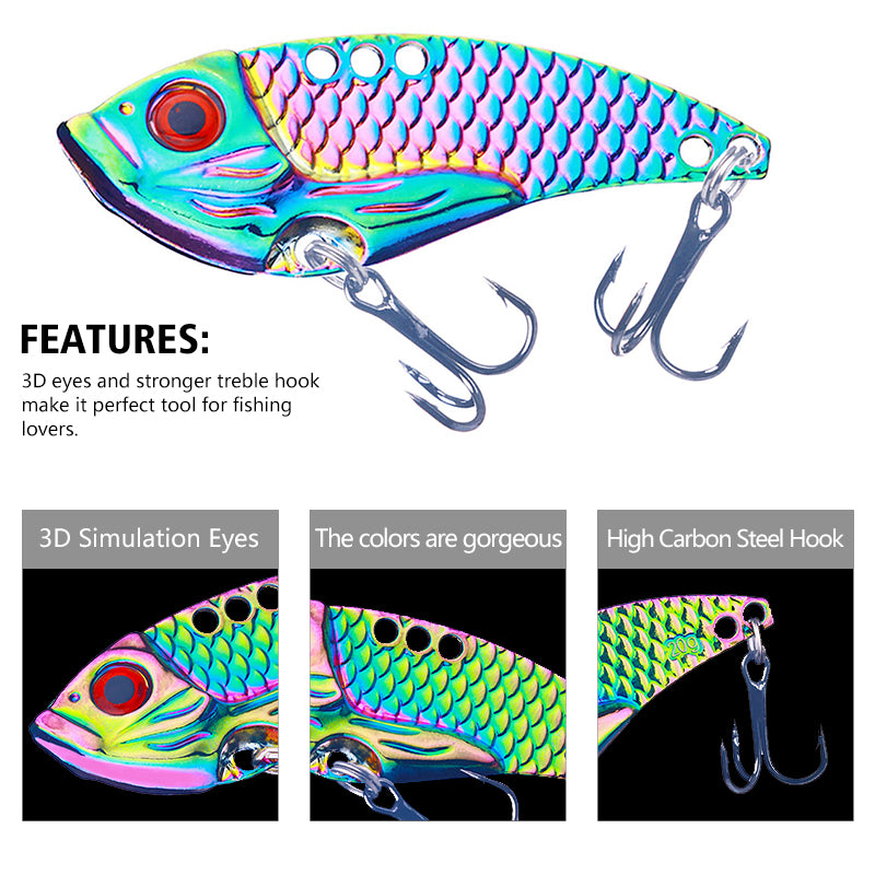 3G 5G 7G 10G 15G 20G VIB Metal Spoon Baits VIB058