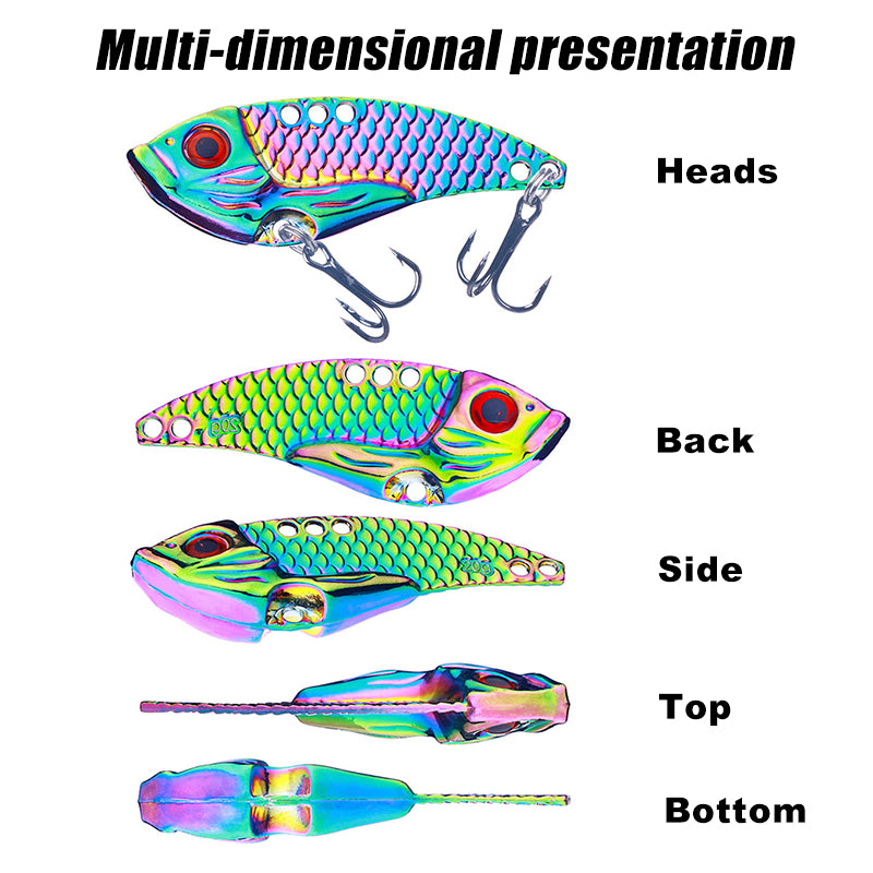 3G 5G 7G 10G 15G 20G VIB Metal Spoon Baits VIB058