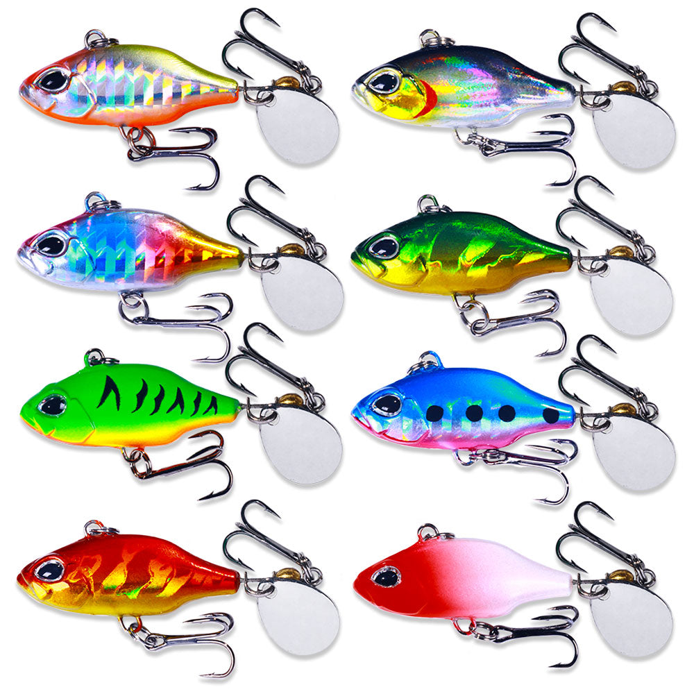Generic 5pcs VIB Fishing Lures Blank Hard Body Sinking Bait Fishing Bass  Lures Artificial Baits Crankbait Unpainted Rattle Jerkbait Fishing Tackle  2.6 in 0.4 oz / pc @ Best Price Online