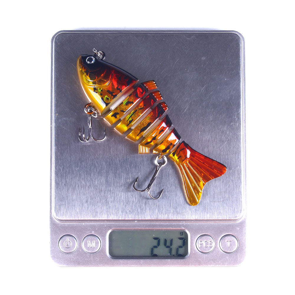 10cm 15.6g 6pcs/set Swimbait 7 Segments Jointed Fishing Lure