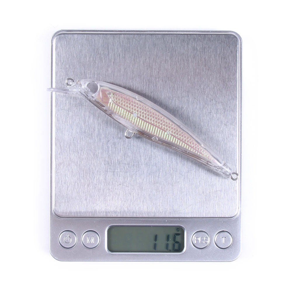 11.2CM 11.6G Unpainted Minnow Lure Blanks