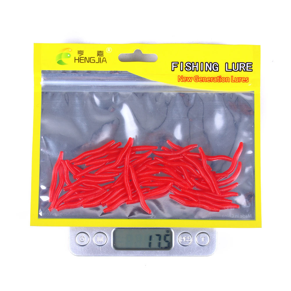 Soft Lure Earthworm Bait 50pcs/lot