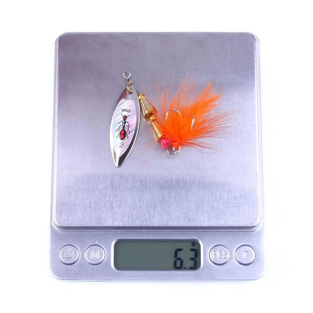 0.21oz Spinner Lure with Feather Hook