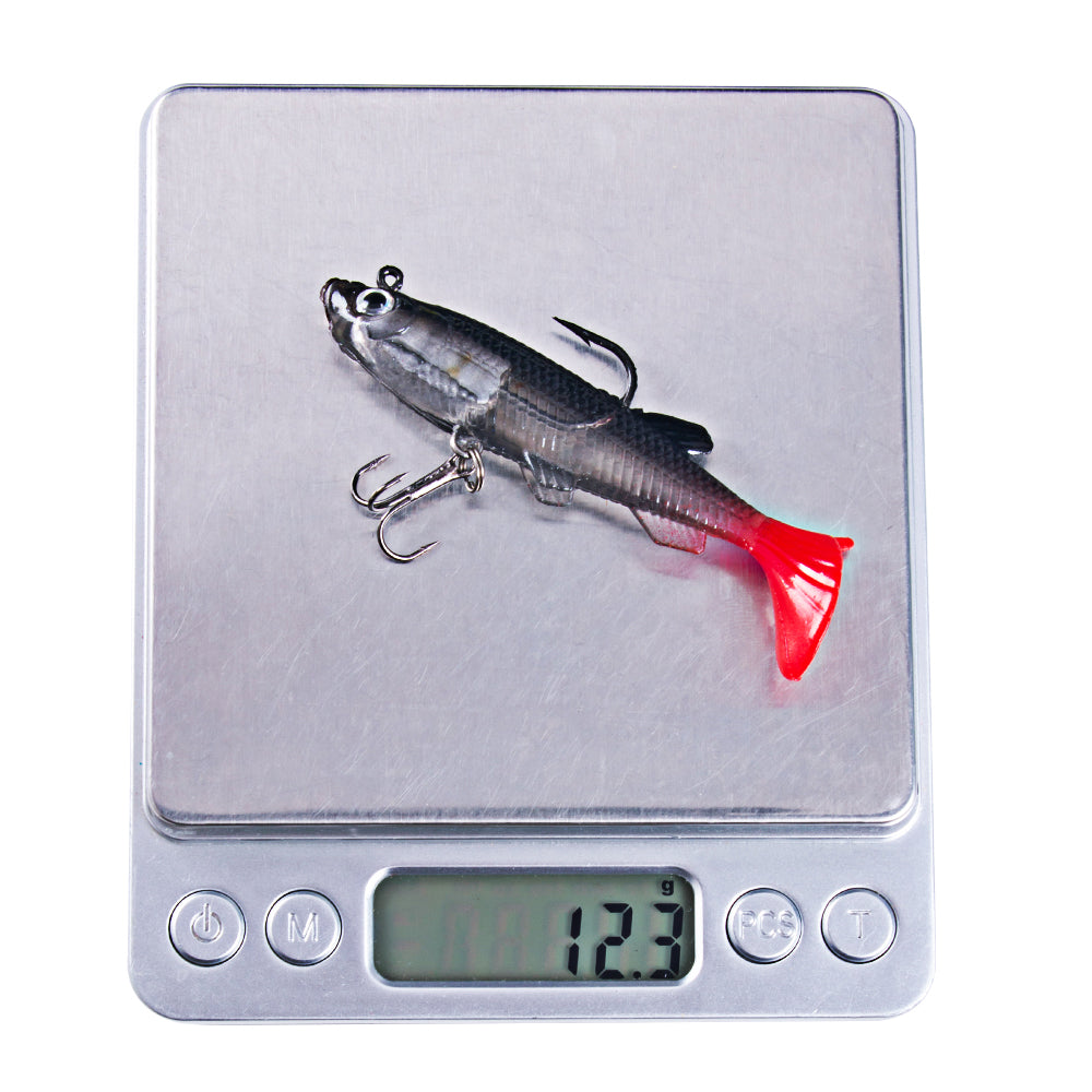 8CM 14G Pre-Rigged Jig Head Soft Swimbait