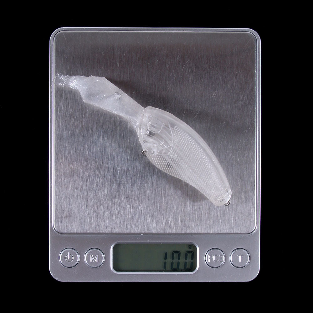 3 1/2 inch 3/7 oz Unpainted Long Lip Crankbait Blank Bodies