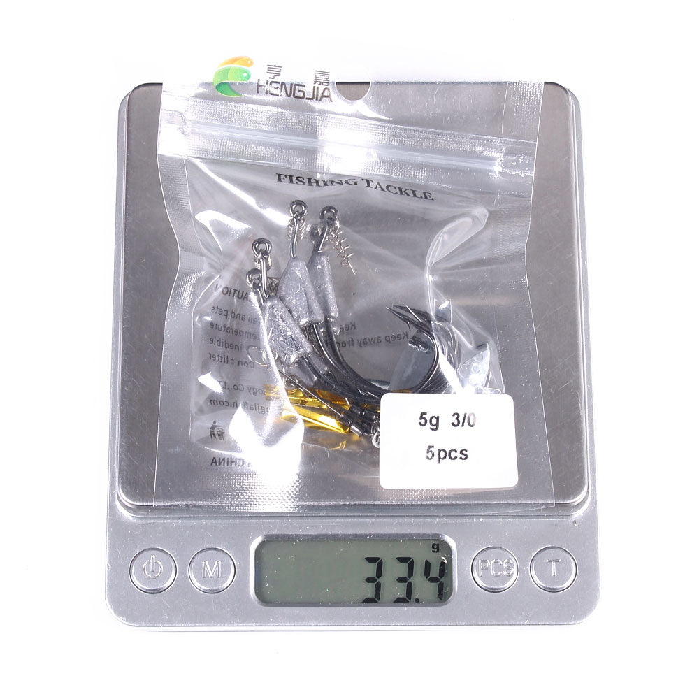 50PCS Fishing Hook Connector Soft Bait Spring Centering Pins