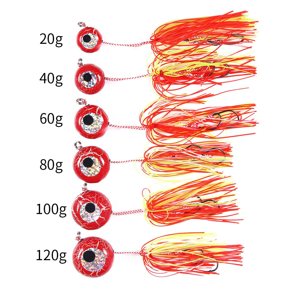 Skirts Lure with Ball Head