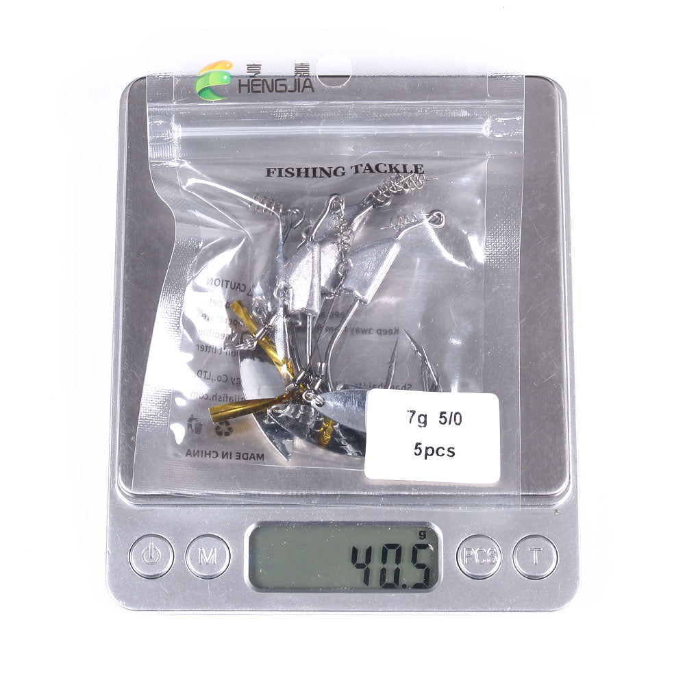 50PCS Fishing Hook Connector Soft Bait Spring Centering Pins
