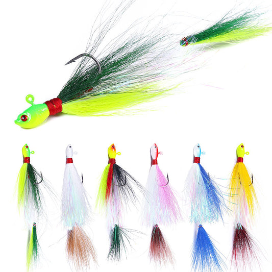 Bucktail Jig Hook Multi Size