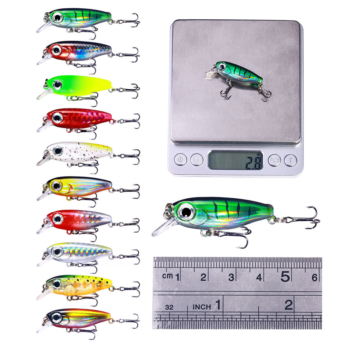 3.8CM 2.8G Minnow Lure All Swim Layer