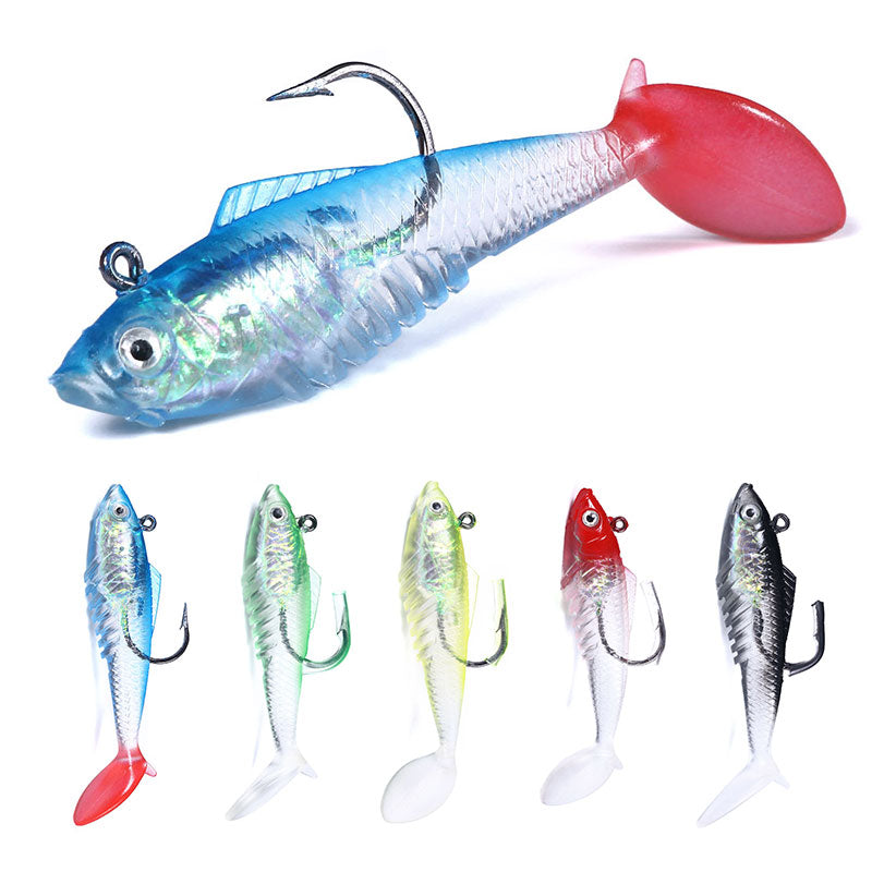 10CM 19.8G Pre-rig Soft Bait