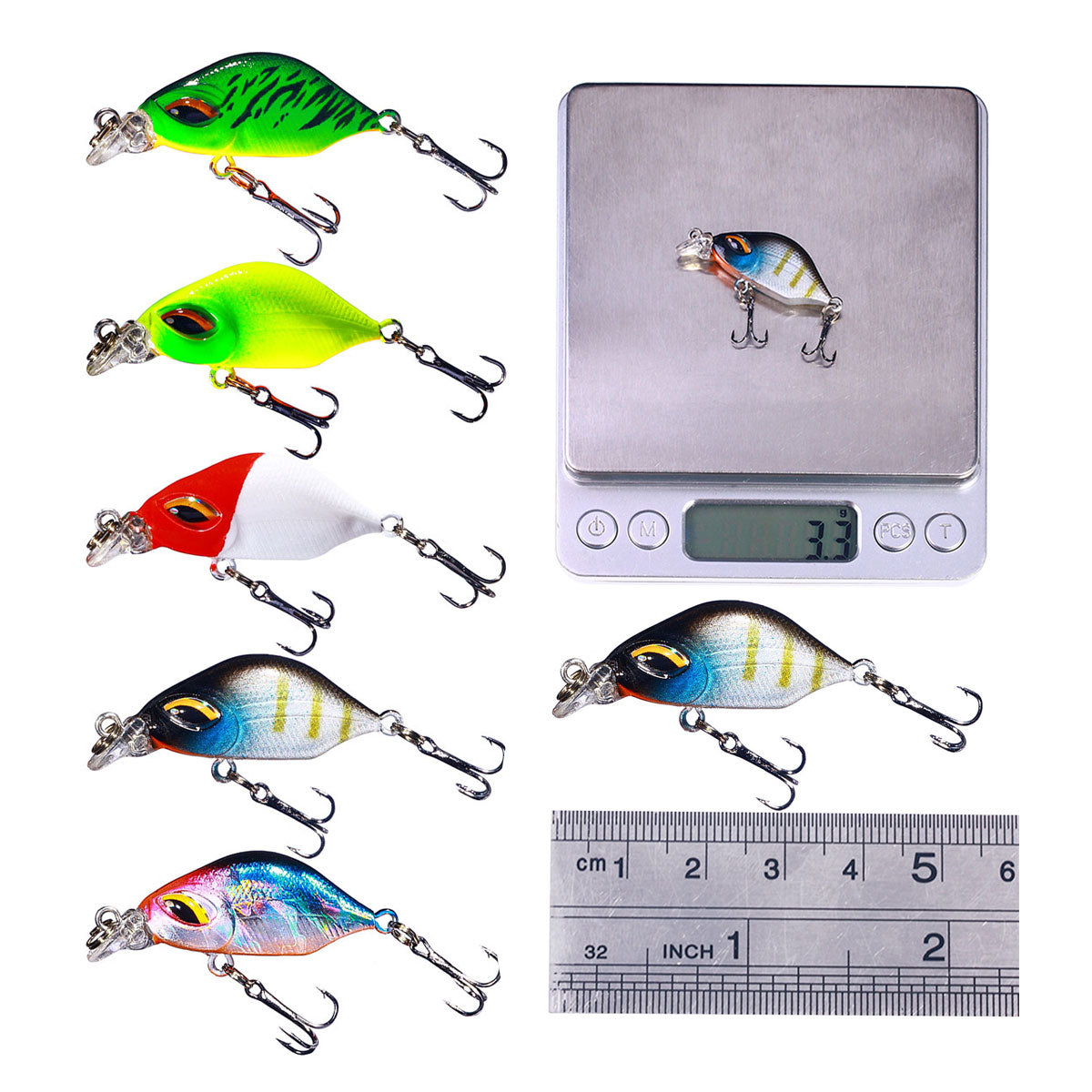 3.8CM 3.3G All Swim Layer Crankbait Lures