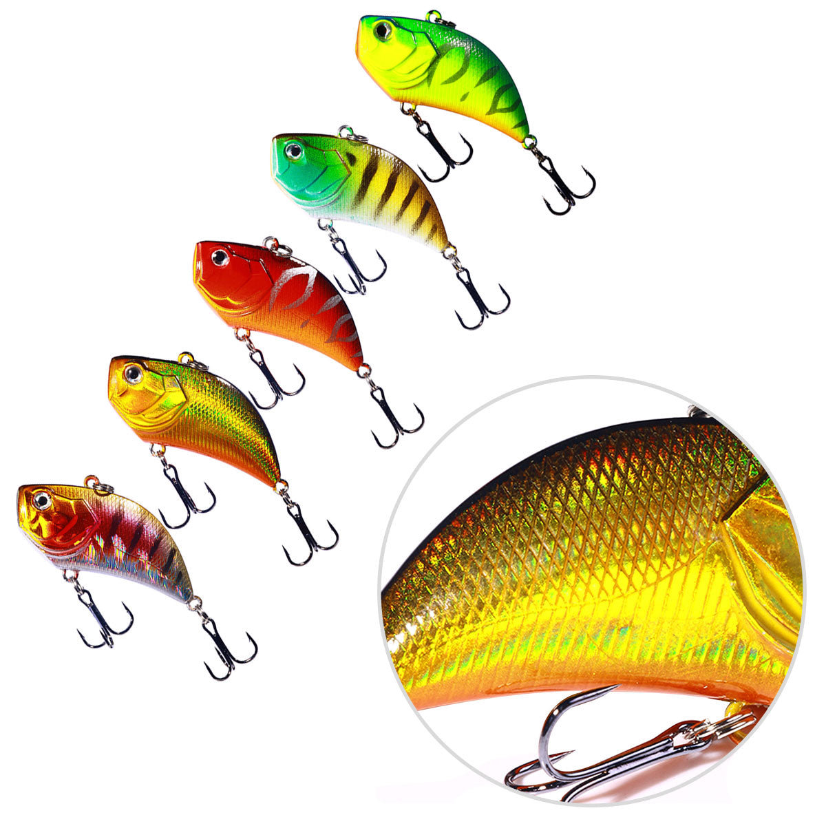 5.4CM 13G Plastic VIB All Swim Layer