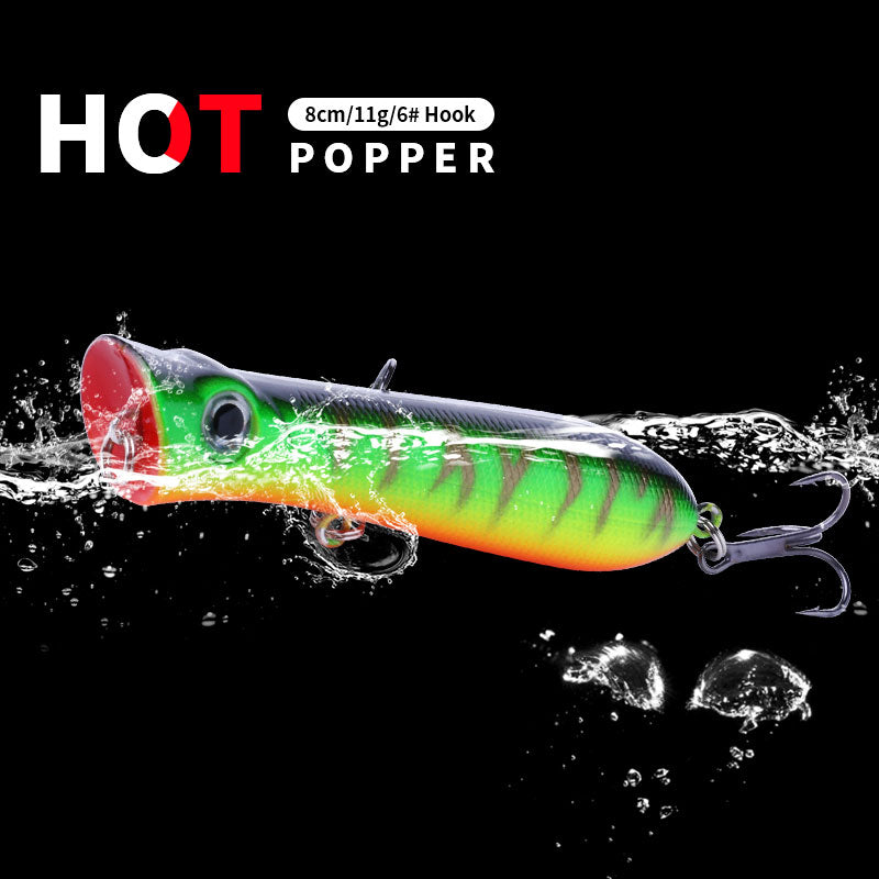 3 1/7in 2/5oz Popper Bait Lure