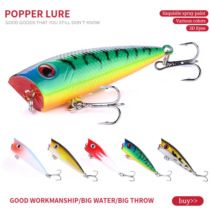 2 1/3in 2/9oz Popper Lure Bait