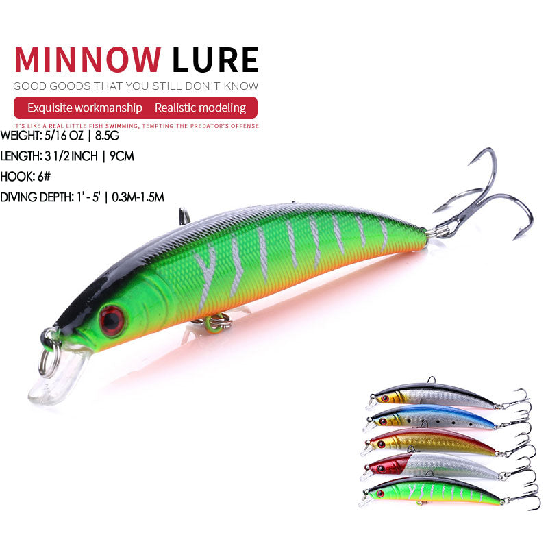 3 1/2in 5/16oz Minnow Lure