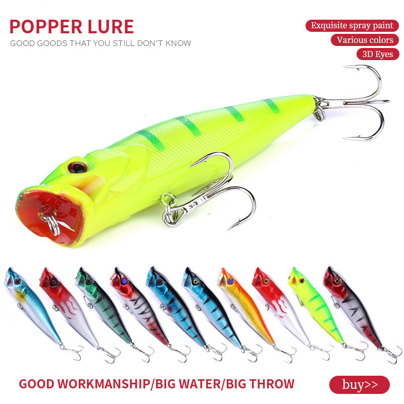 3 1/2in 3/7oz Popper Lure Bait