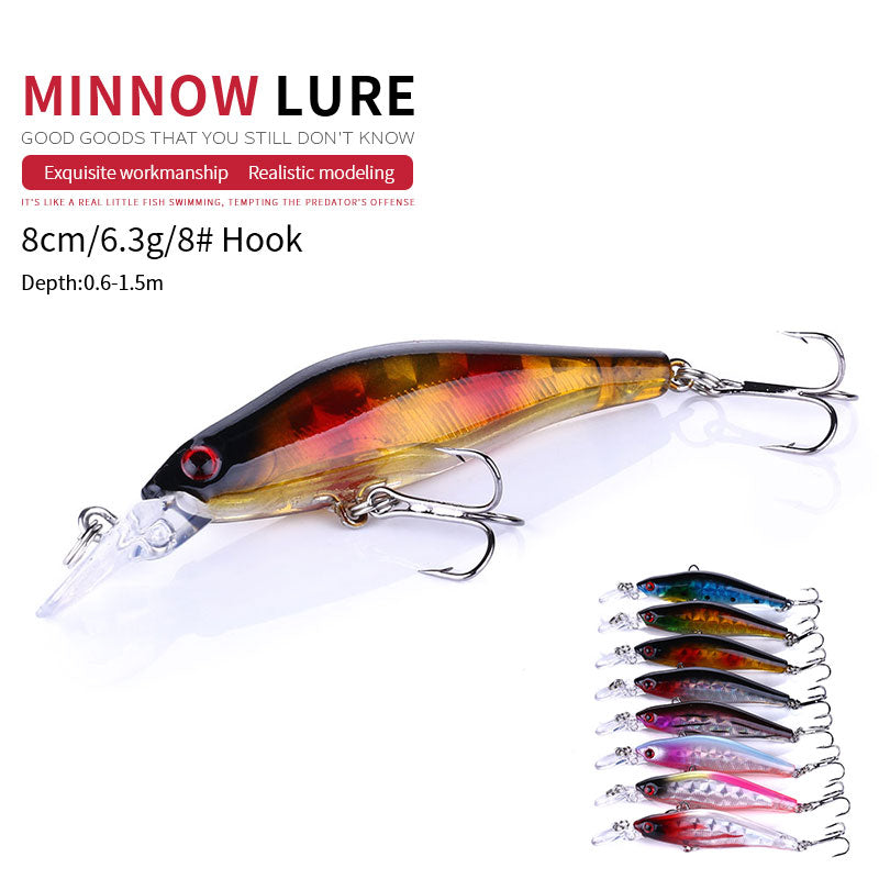3 1/7in 2/9oz Minnow Lures