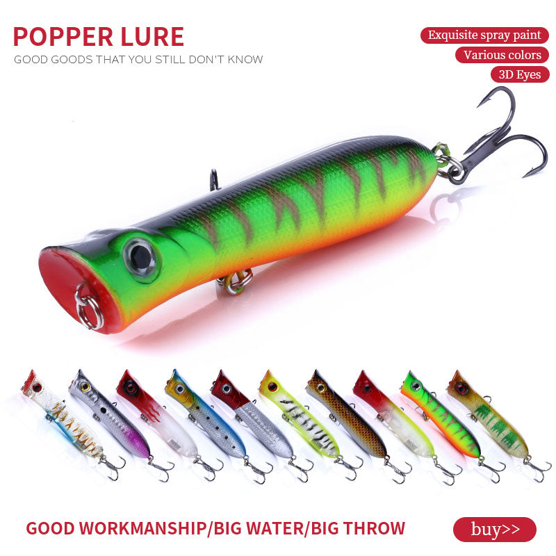 3 1/7in 2/5oz Popper Bait Lure