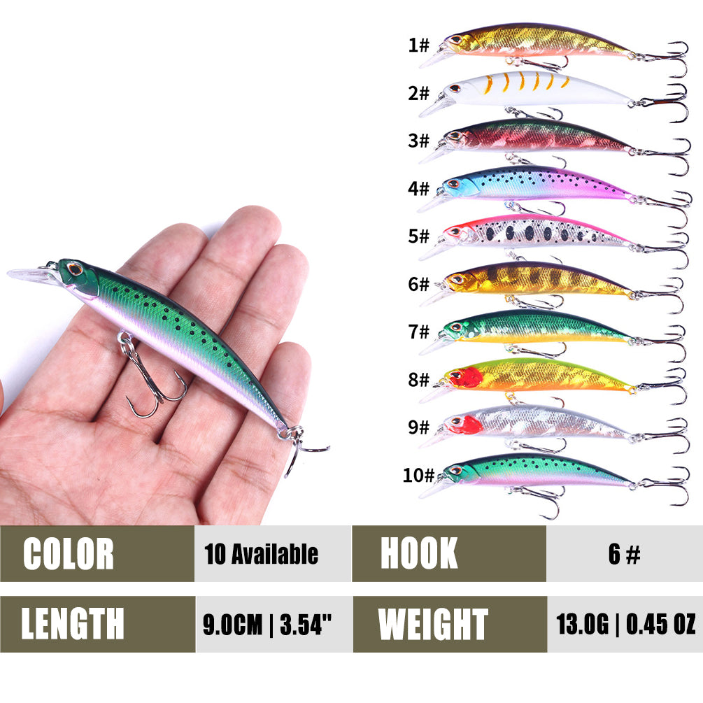 3.54'' 0.45oz Sinking Minnow