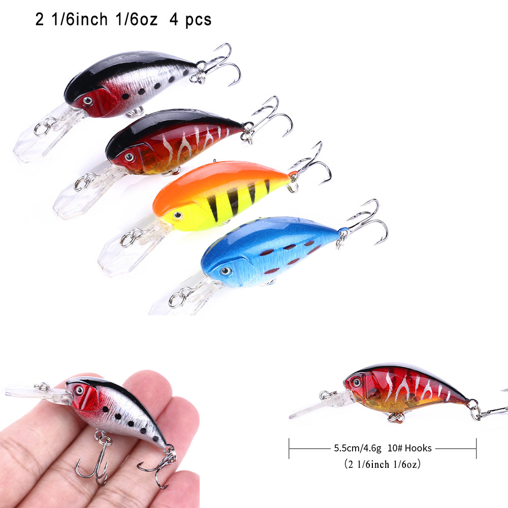 3 1/2in 3/7oz Crankbait Lures