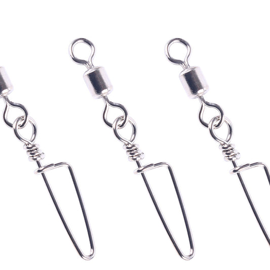 Fishing Ball Bearing Swivel with Coastlock Snap