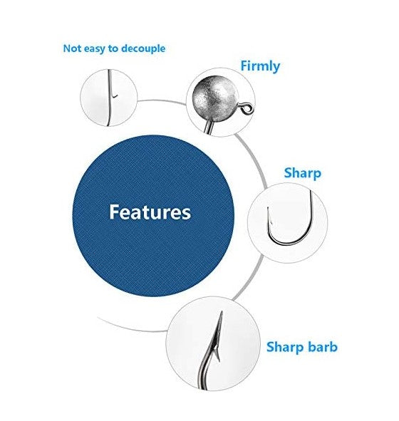 Round Heads Jig Hooks