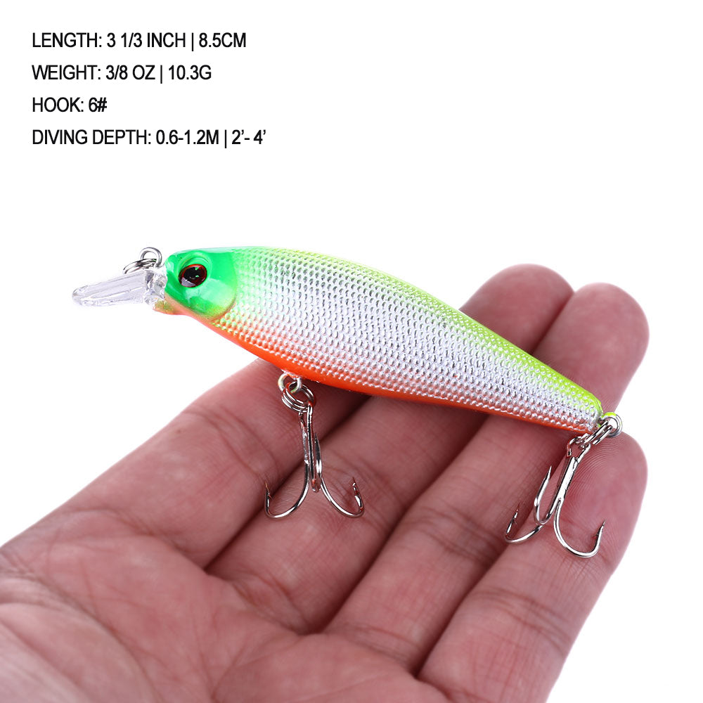 3 1/3in 3/8oz Minnow Lures