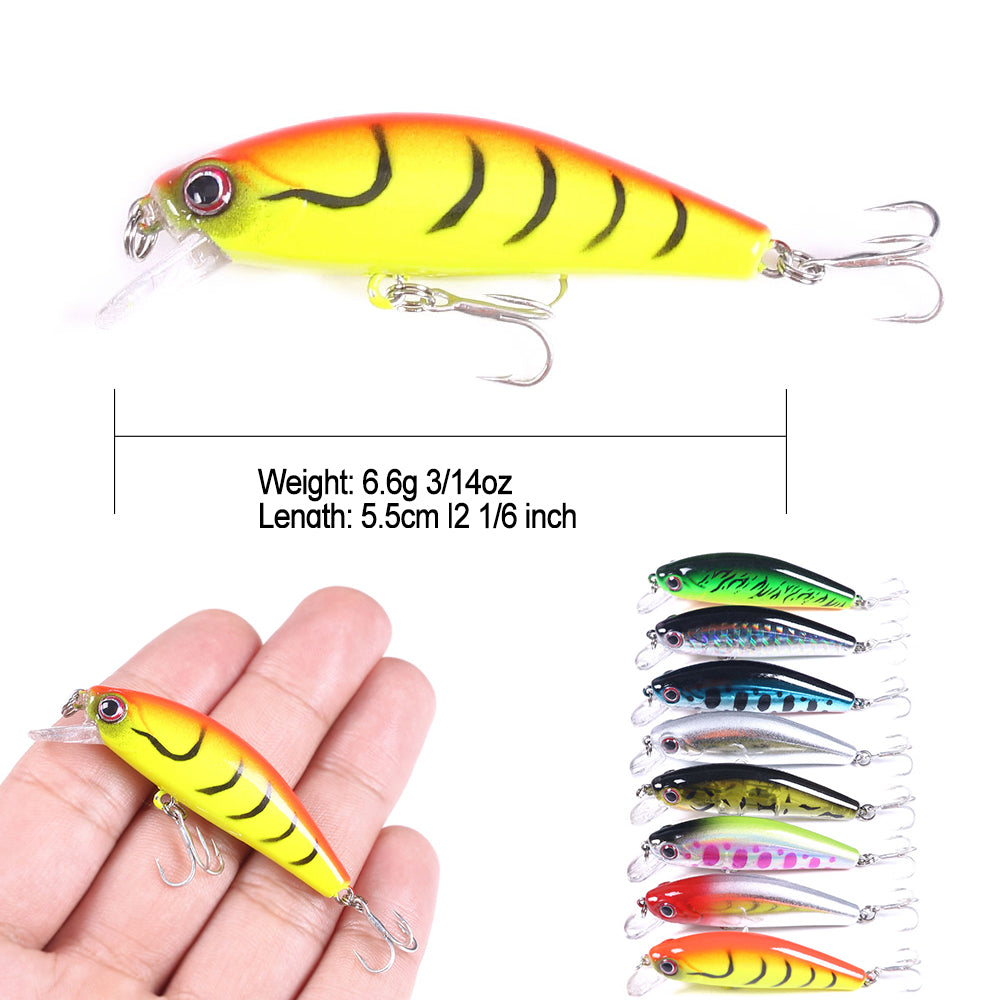 2 1/6in 3/14oz Sinking Minnow Lure