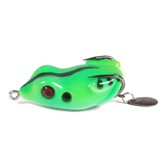 2 1/6in 2/5oz Frog Lure Sillicon Bait