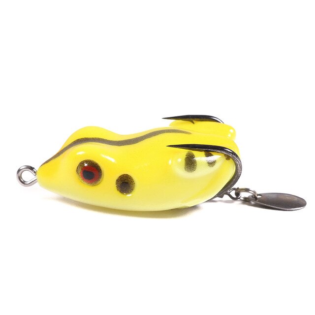 2 1/6in 2/5oz Frog Lure Sillicon Bait