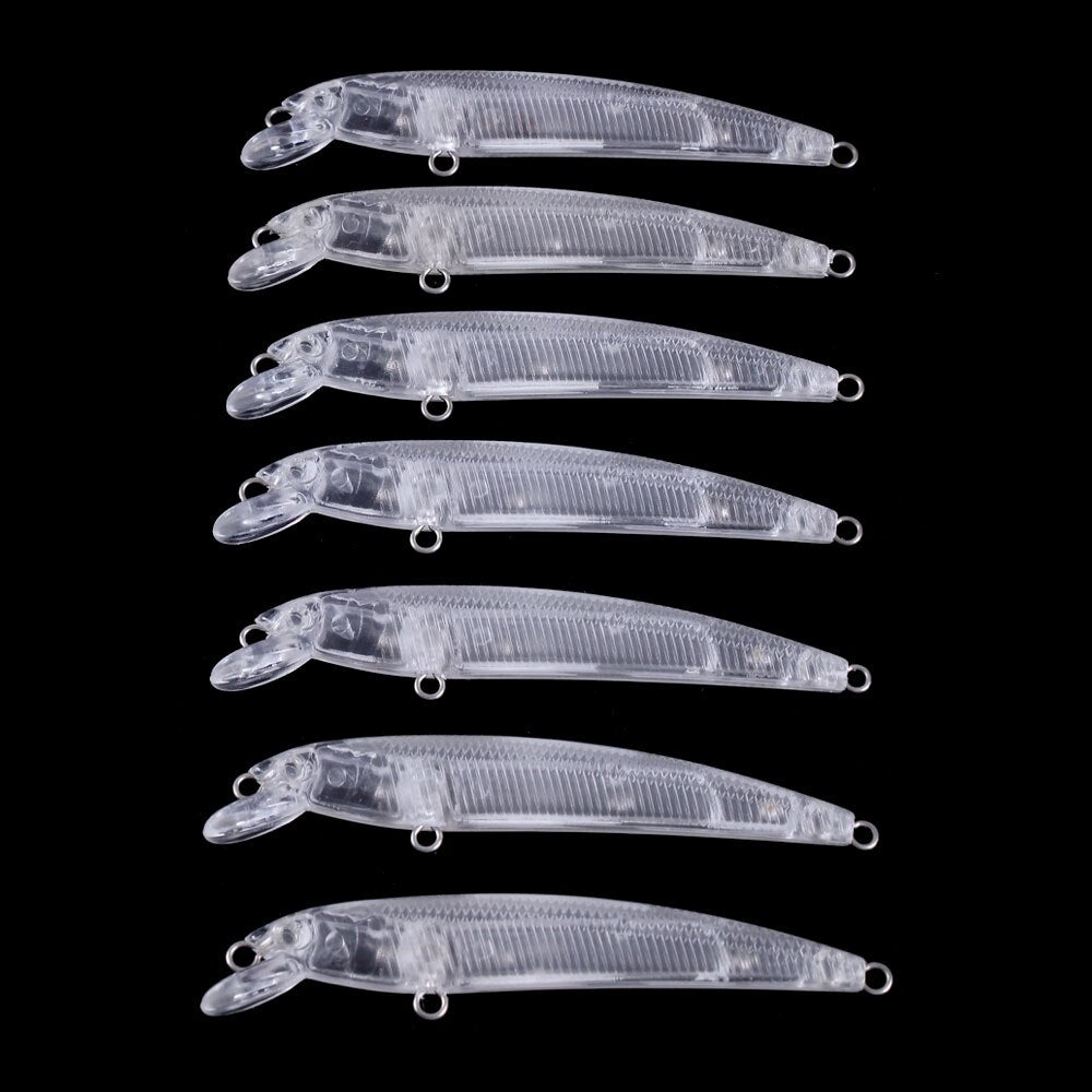 3in 1/5oz Blank Minnow Lure Body 50pcs