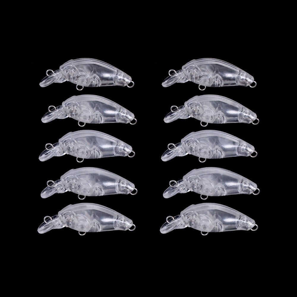 2in 3/29oz Blank Crankbait Unpainted Body 50pcs