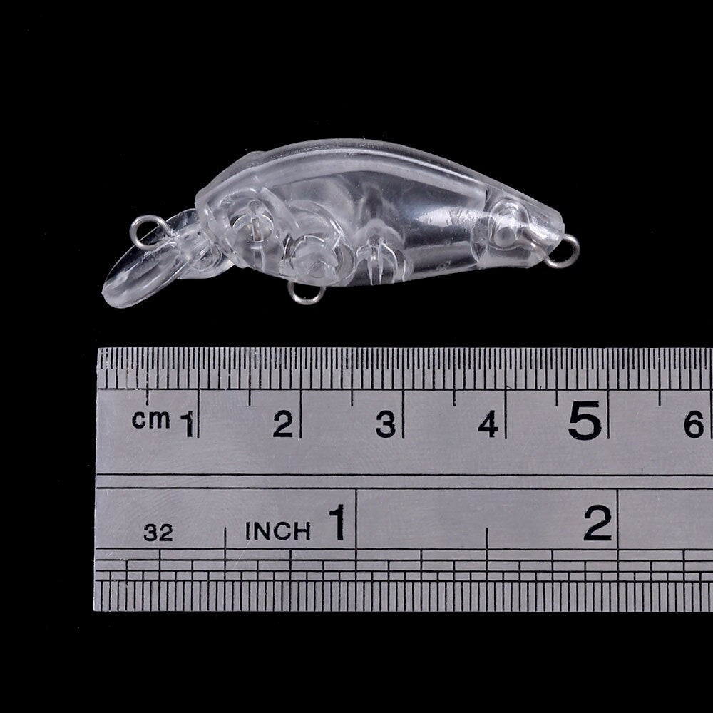 2in 3/29oz Blank Crankbait Unpainted Body 50pcs