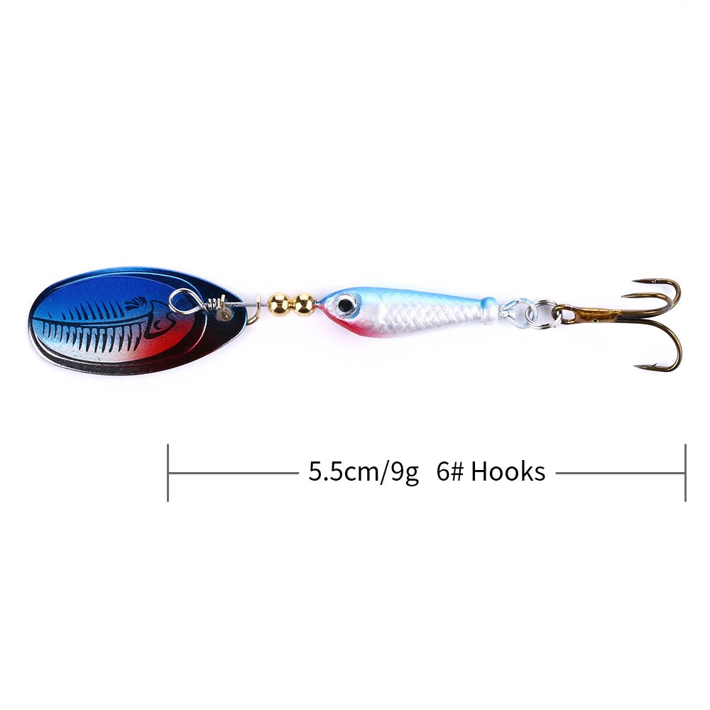 2 1/6in 9/28oz Spinner Lure Bait