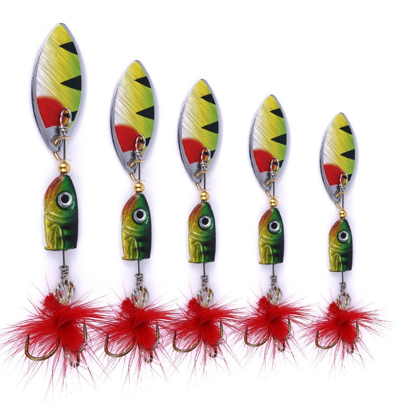 1 7/9in 1/4oz Spinner Metal Lure