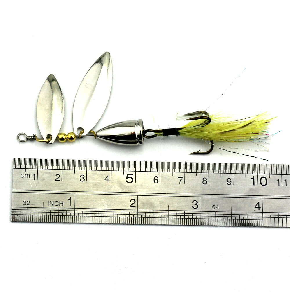 4 1/7in 2/7oz Metal Spinner Lure