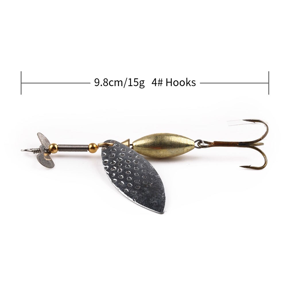 3 6/7in 1/2oz Spinner Lure Bait