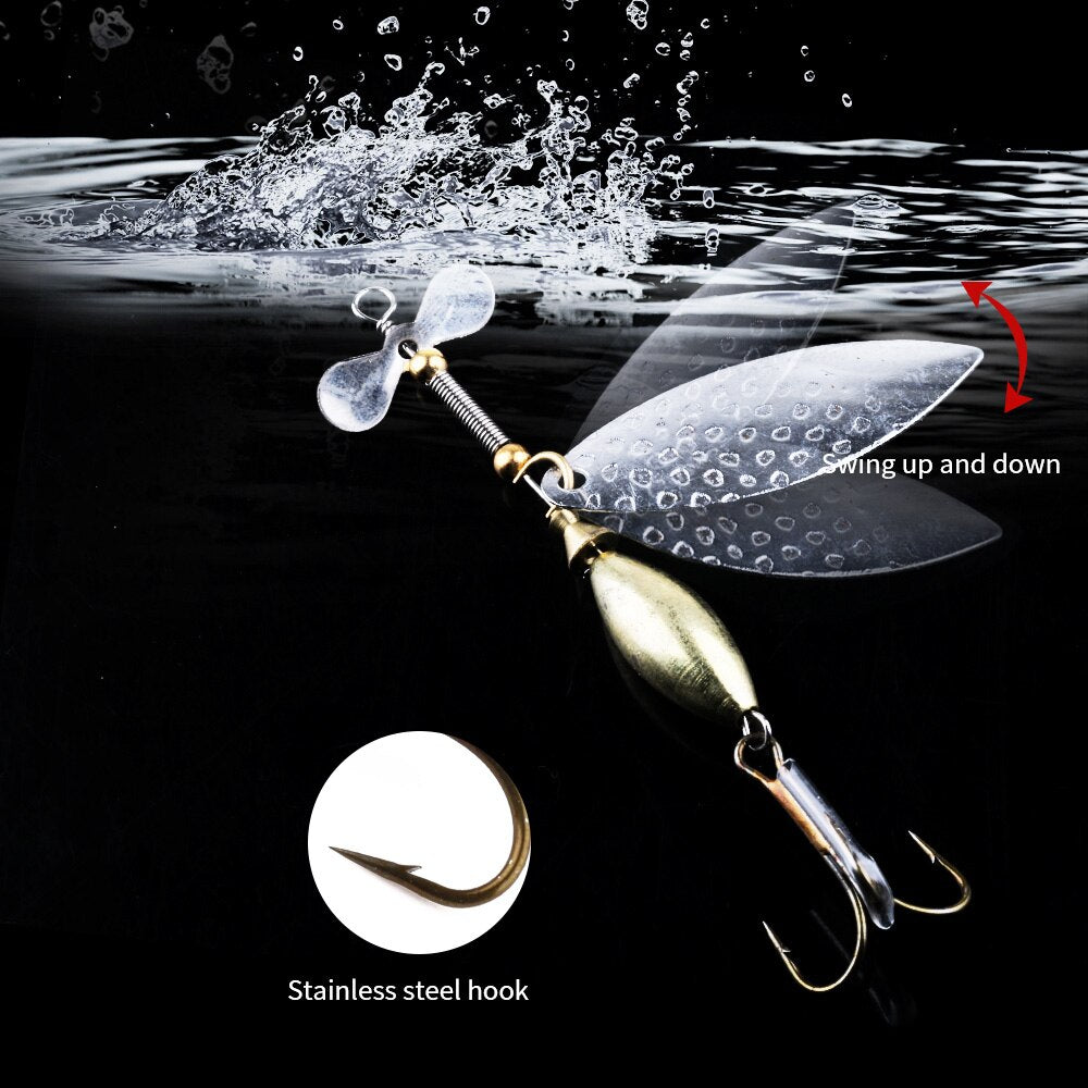 3 6/7in 1/2oz Spinner Lure Bait