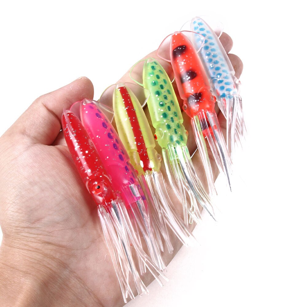 4in 2/7oz Soft Octopus Lure