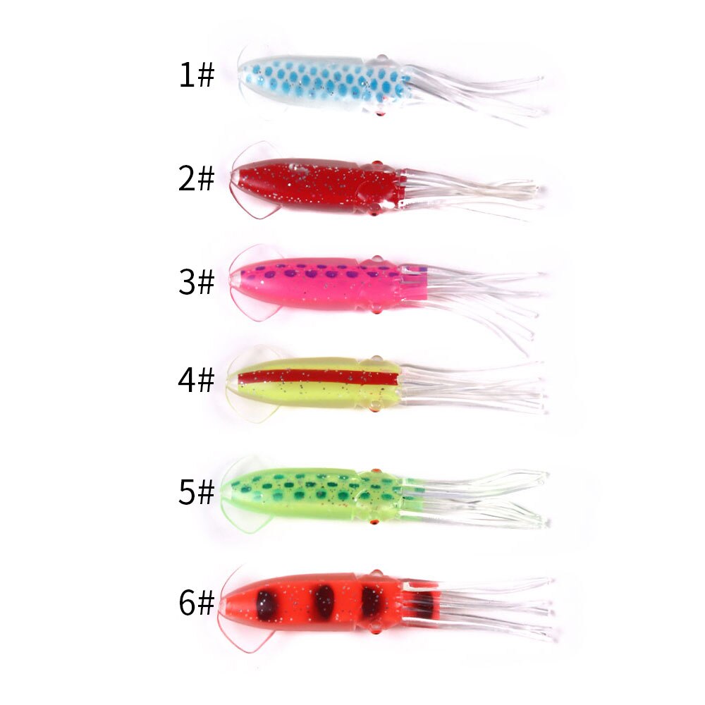 4in 2/7oz Soft Octopus Lure