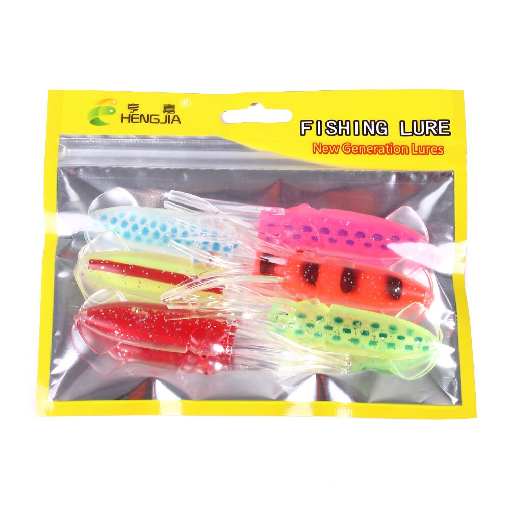 4in 2/7oz Soft Octopus Lure