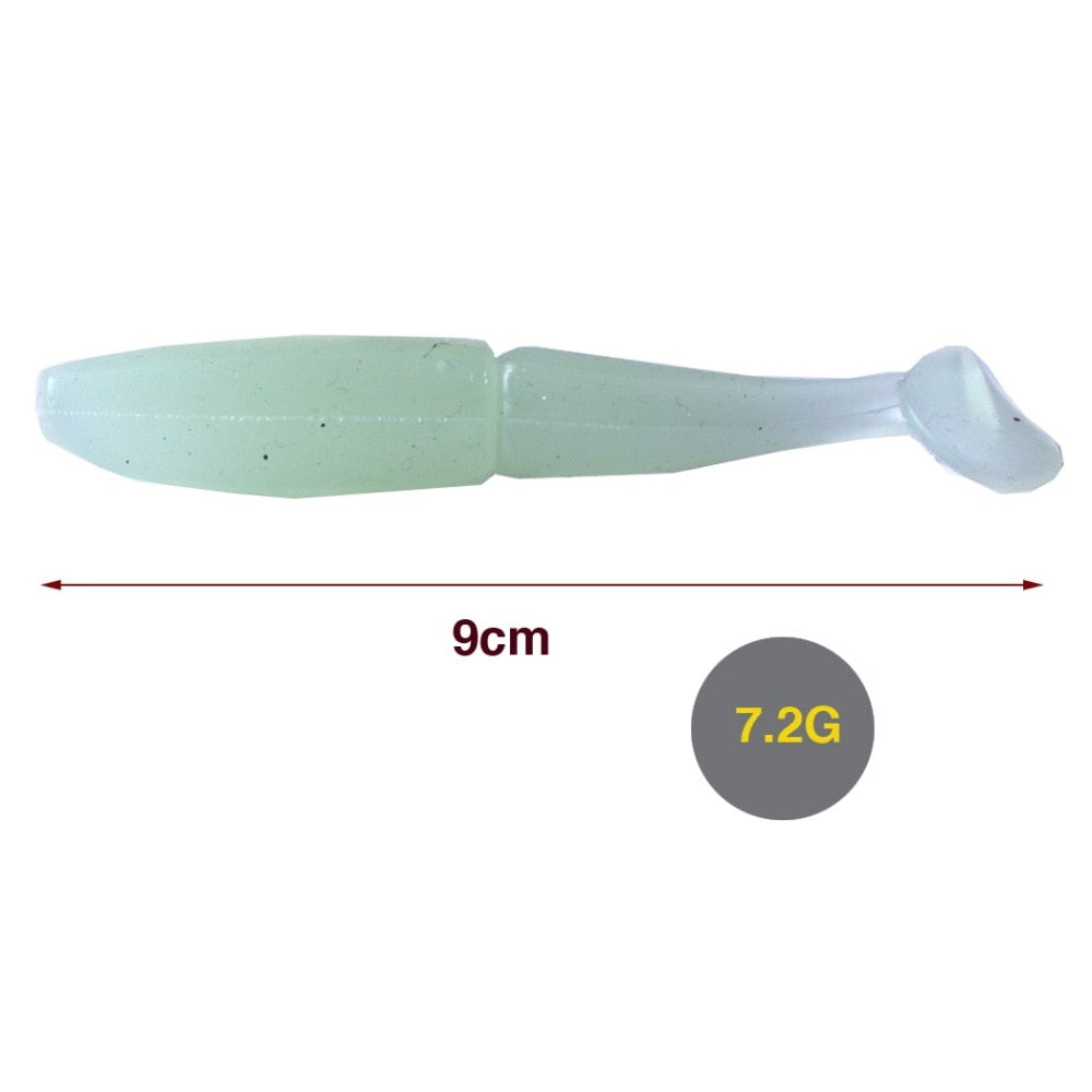 1 2/7oz Luminous Soft Lure 6pcs