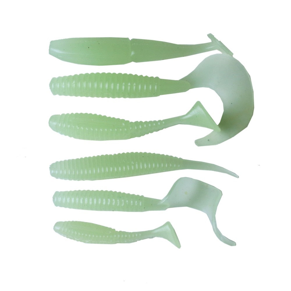 1 2/7oz Luminous Soft Lure 6pcs