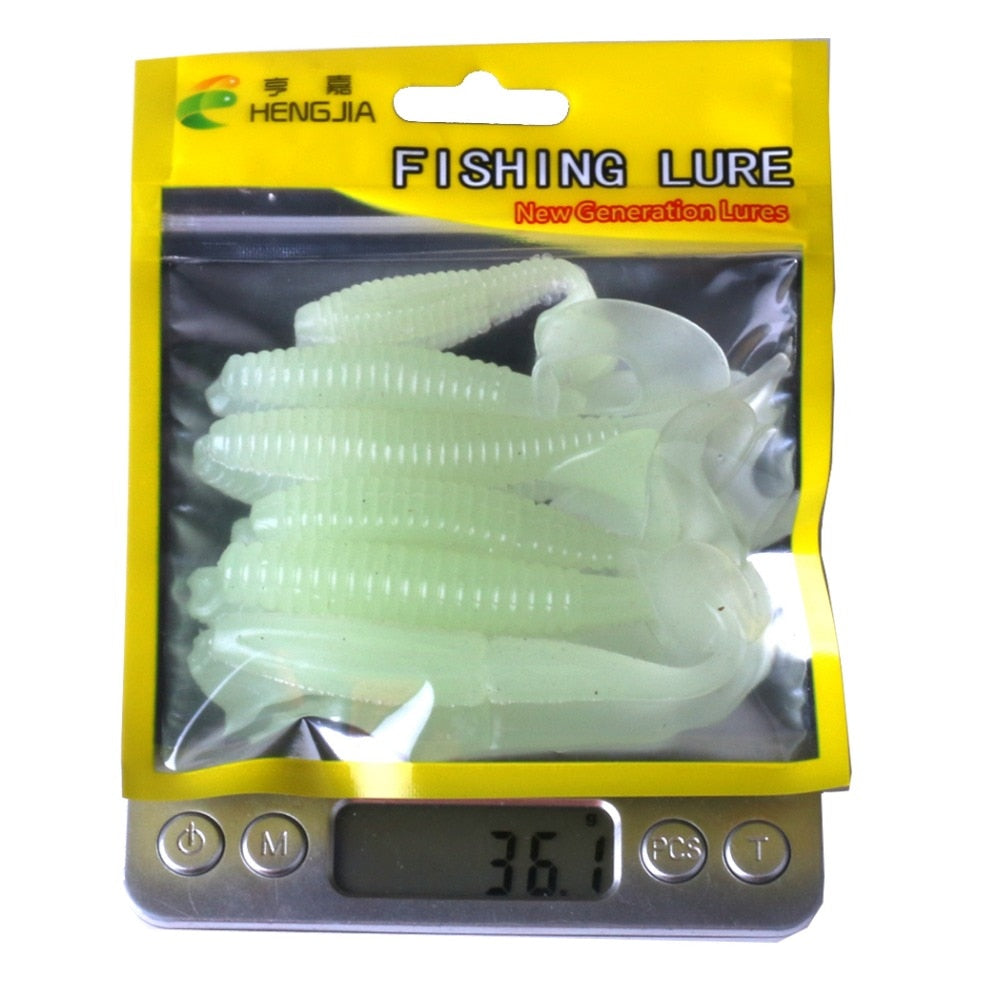 1 2/7oz Luminous Soft Lure 6pcs
