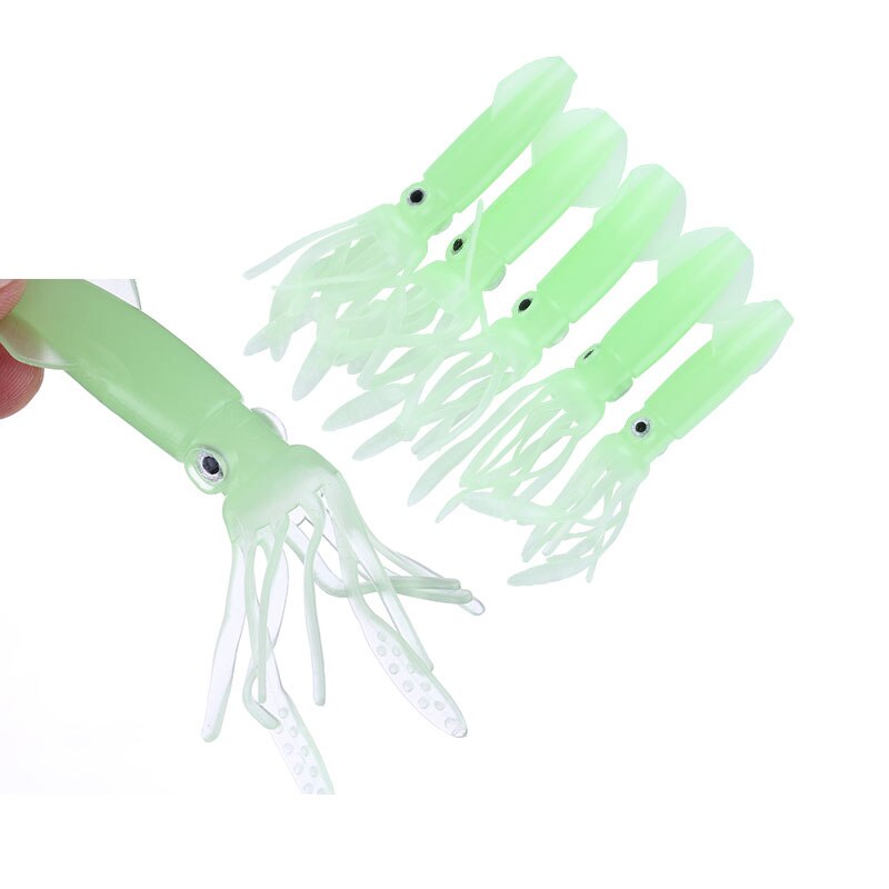 4in 2/7oz Luminous Soft Lure 5pcs