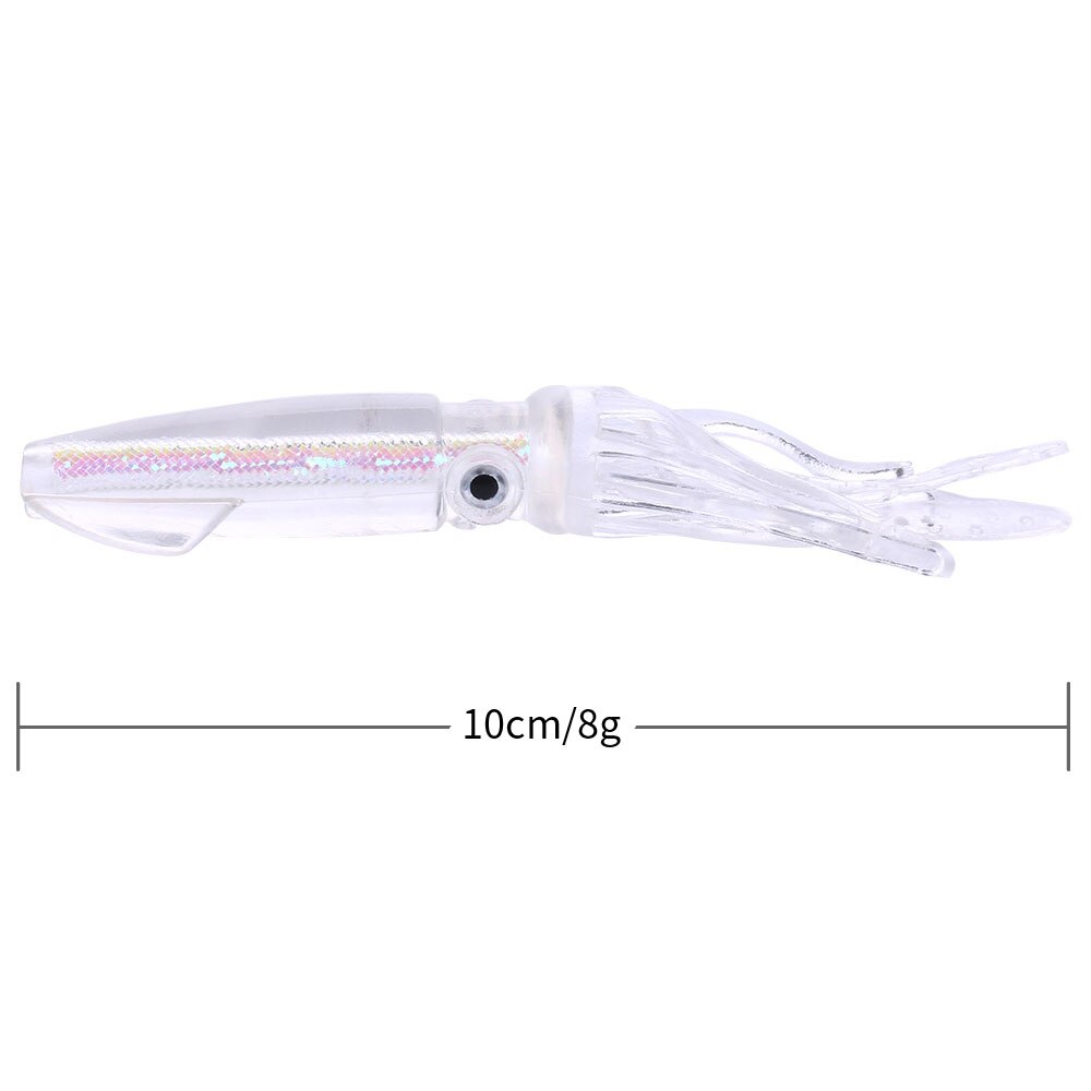 4in 2/7oz Luminous Soft Lure 5pcs