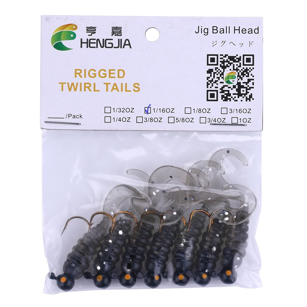 1/16oz Soft Lure with Jig Head