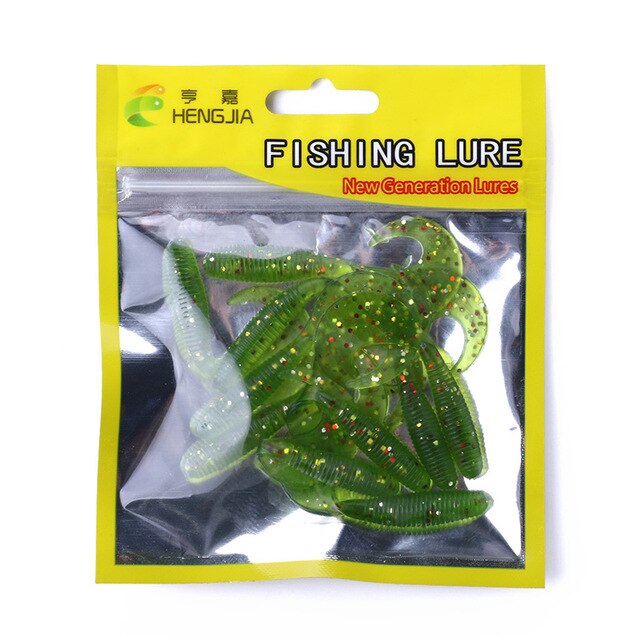 2 5/9in 5/6oz Soft Silicone Lure 10pcs
